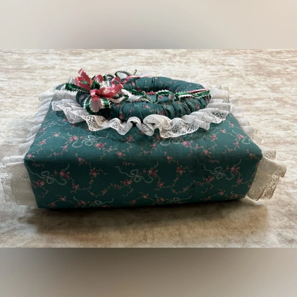Handmade Coquette Cottagecore Lace‎ Fabric Photo Album Journal Scrapbook